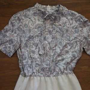 70s Leslie Fay Paisley Dress